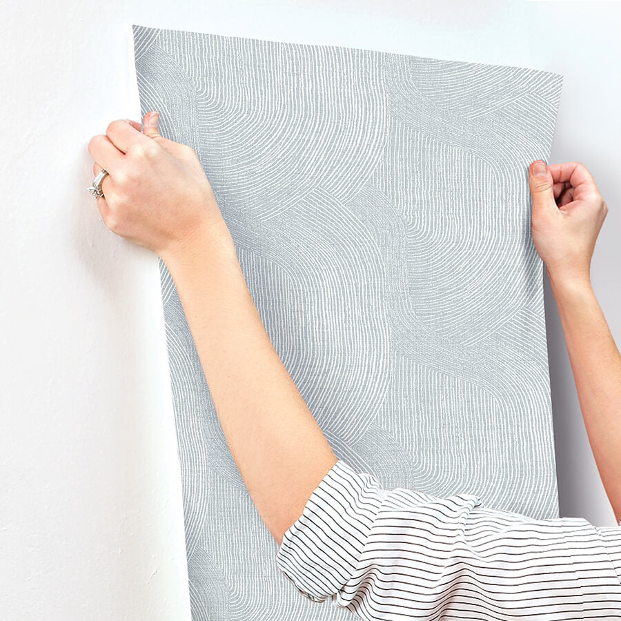folly-light-blue-zen-swirls-wallpaper-york-wallcoverings-4172-27506 - York Wallcoverings Wallpaper