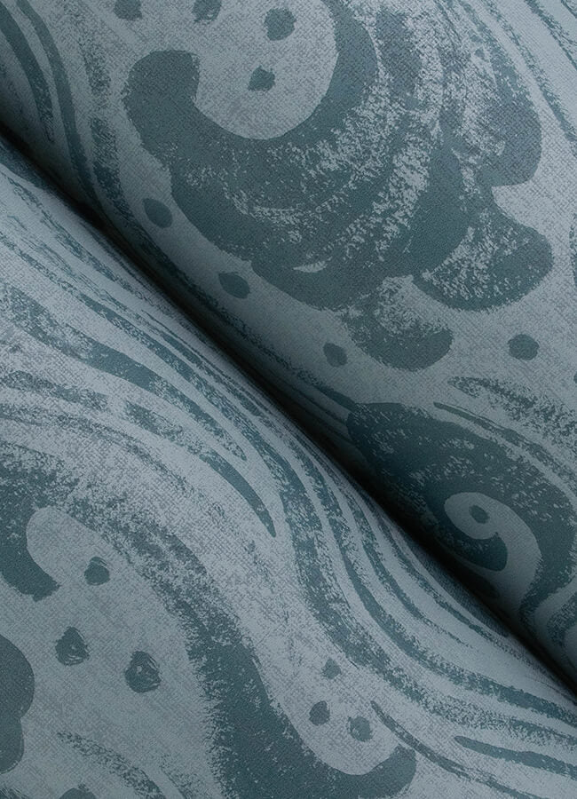 swell-teal-ocean-wave-wallpaper-york-wallcoverings-4172-27511 - York Wallcoverings Papel pintado