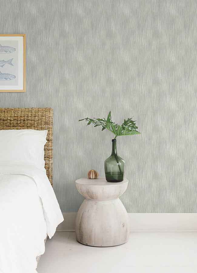 Largo Grey Striated Wallpaper - York Wallcoverings - 4172-27521
