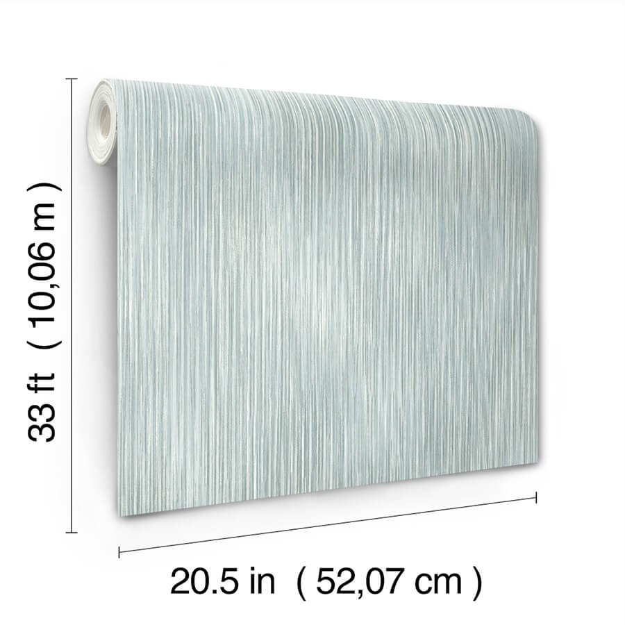 largo-turquoise-striated-wallpaper-york-wallcoverings-4172-27522 - York Wallcoverings Papel pintado