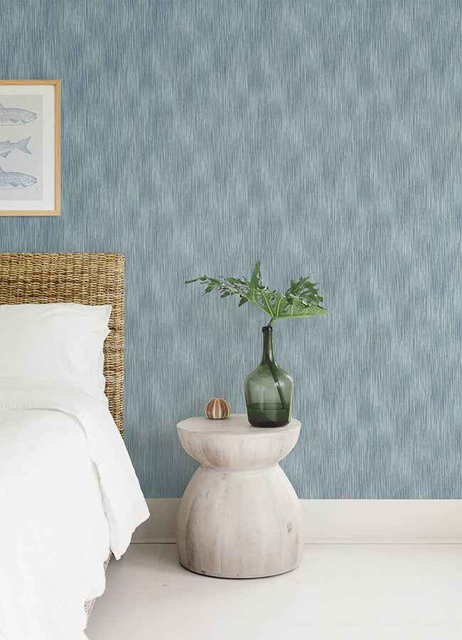 Largo Sky Blue Striated Wallpaper - York Wallcoverings - 4172-27523 - York Wallcoverings Wallpaper