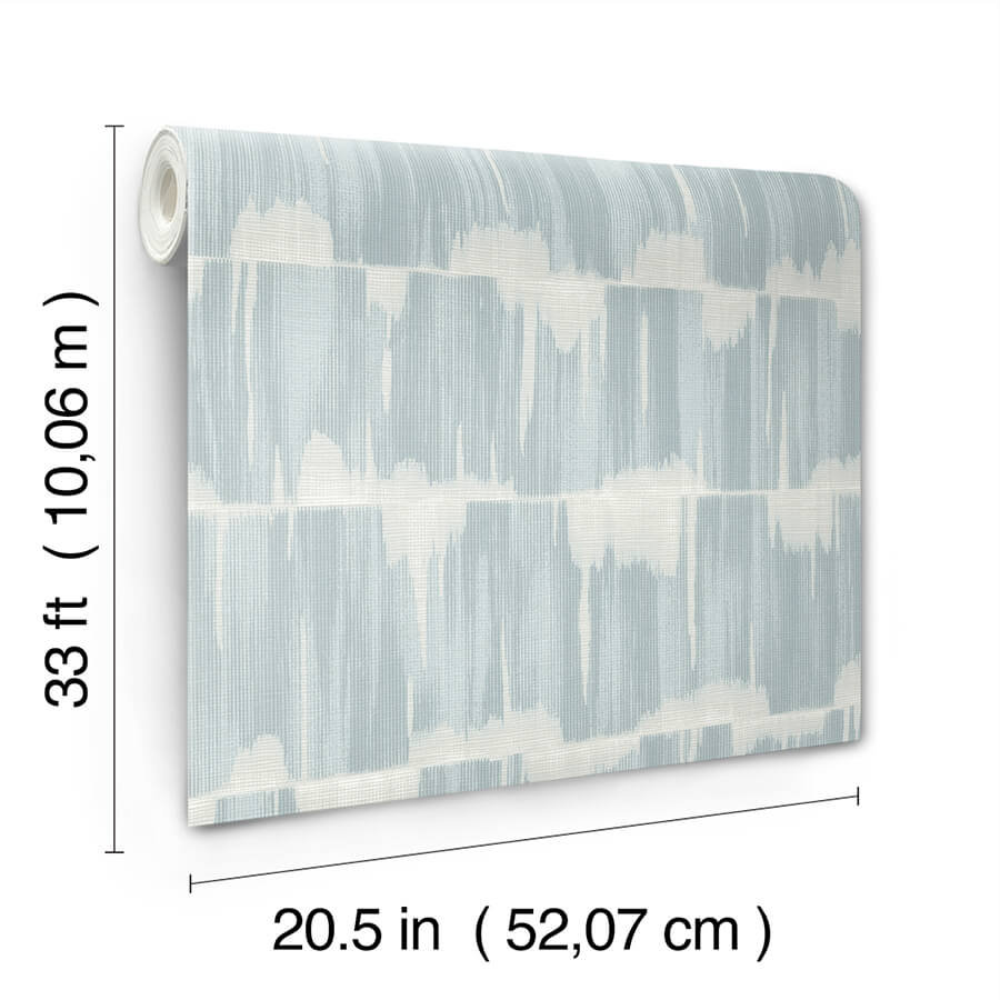 serendipity-light-blue-shibori-wallpaper-york-wallcoverings-4172-27525 - York Wallcoverings Papel pintado