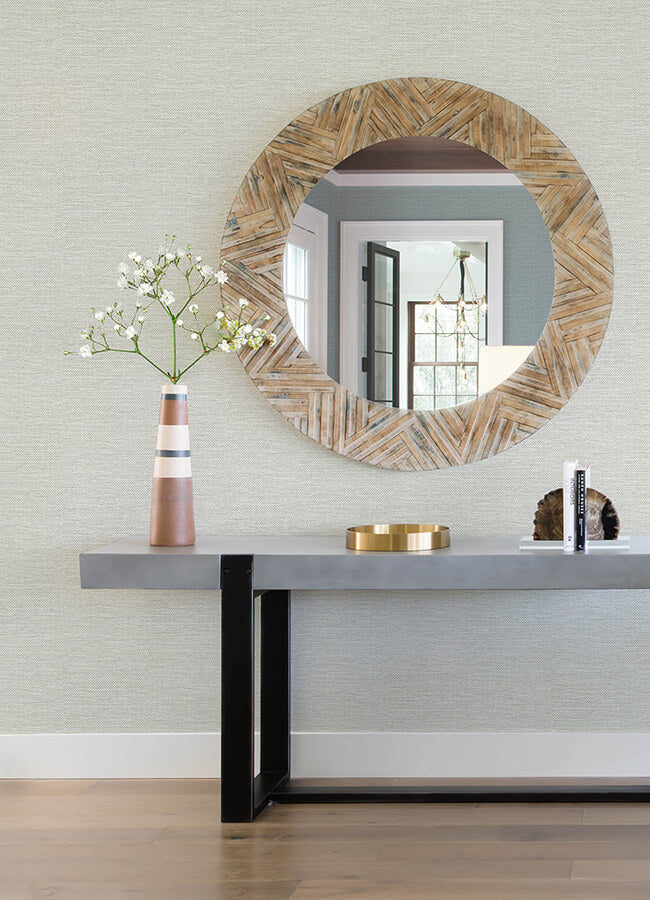 malin-dove-faux-grasscloth-wallpaper-york-wallcoverings-4172-27528 - York Wallcoverings Papel pintado