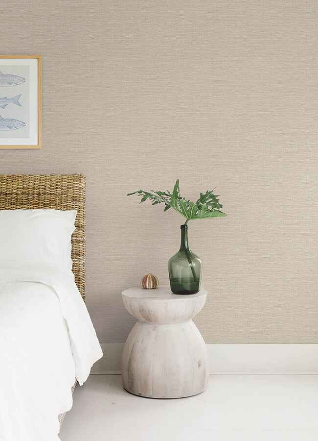 Malin Wheat Faux Grasscloth Wallpaper - York Wallcoverings - 4172-27529 - York Wallcoverings Wallpaper