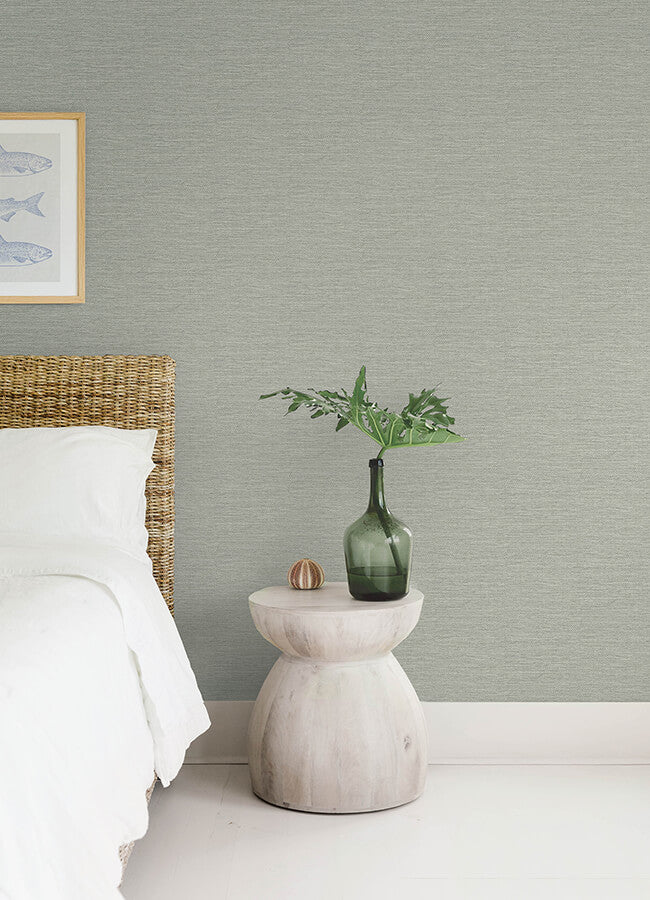 malin-seafoam-faux-grasscloth-wallpaper-york-wallcoverings-4172-27530 - York Wallcoverings Papel pintado