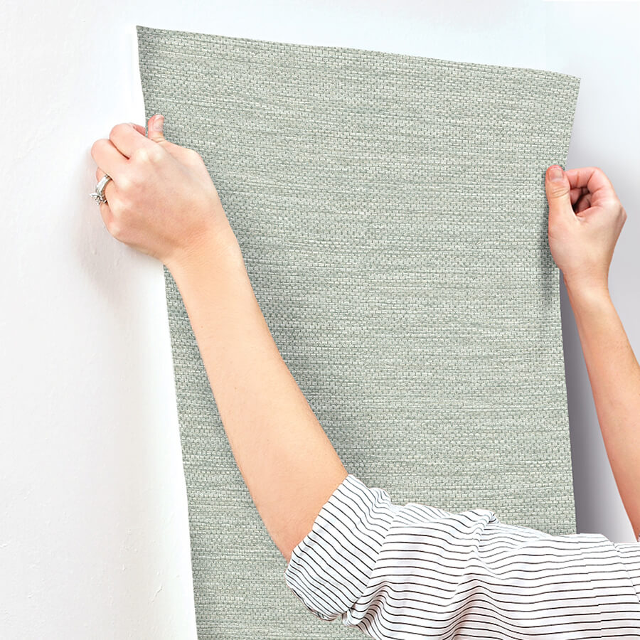 malin-seafoam-faux-grasscloth-wallpaper-york-wallcoverings-4172-27530 - York Wallcoverings Papel pintado