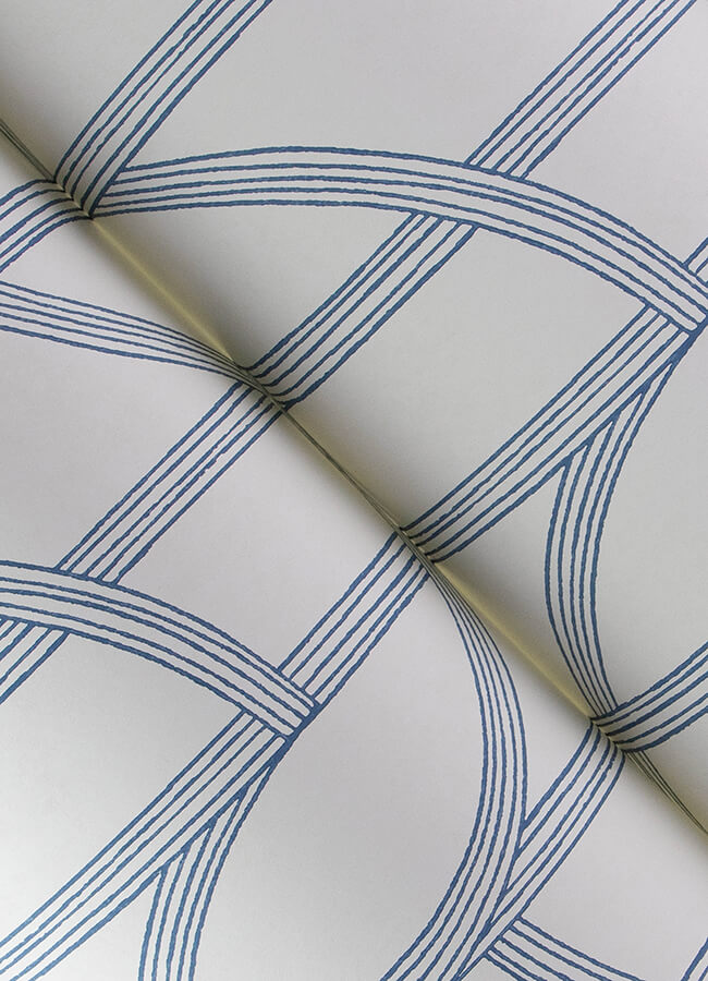 salvo-navy-curved-contours-wallpaper-york-wallcoverings-4172-82010 - York Wallcoverings Wallpaper