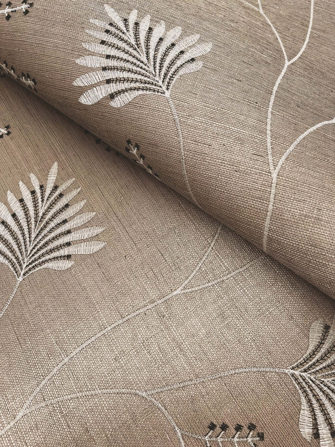 laelynn-taupe-wallpaper-york-wallcoverings-mx9607 - York Wallpaper Wallpaper