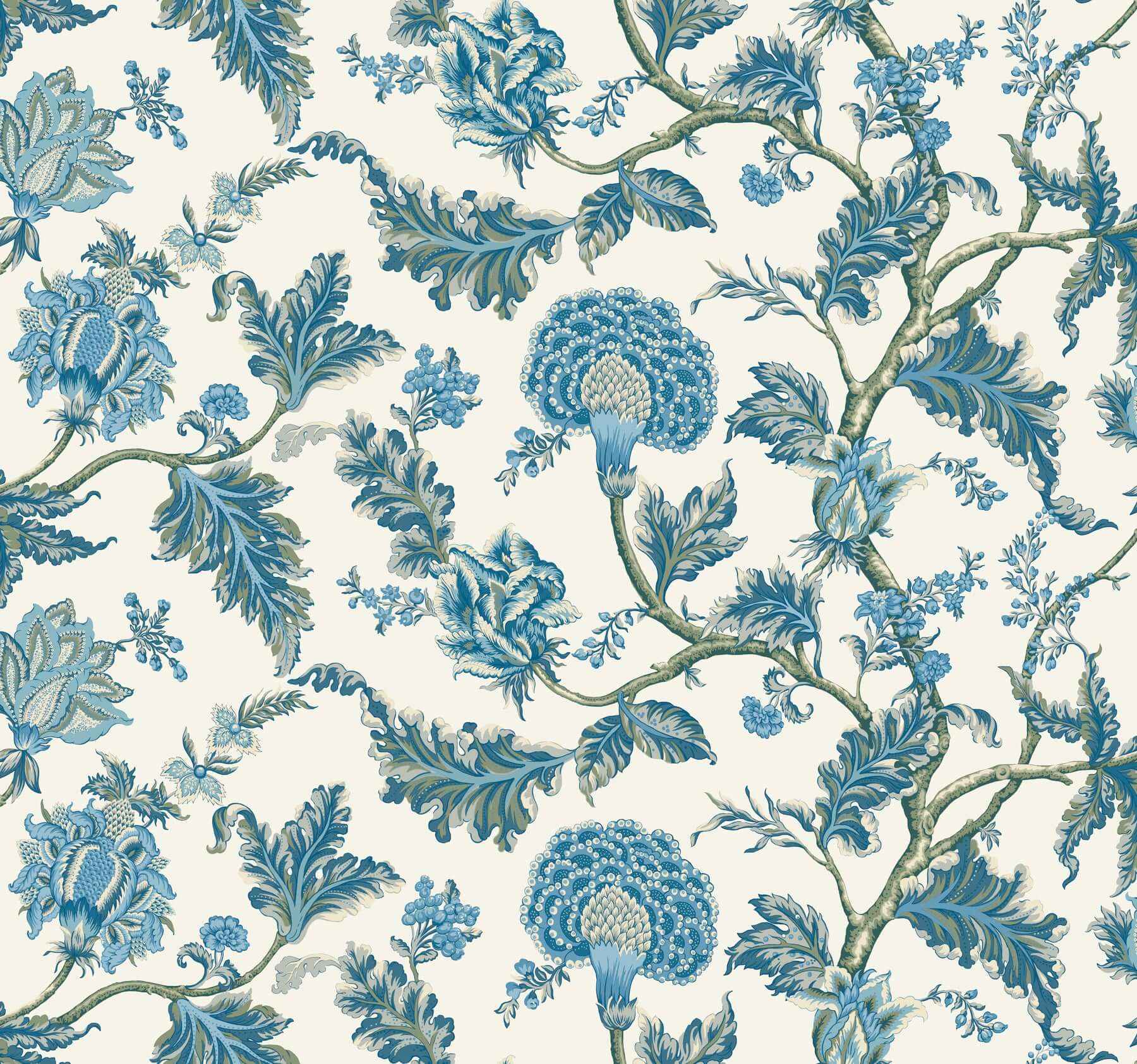 Monroe Blue Wallpaper - York Wallcoverings - MX9624W - York Wallcoverings Wallpaper