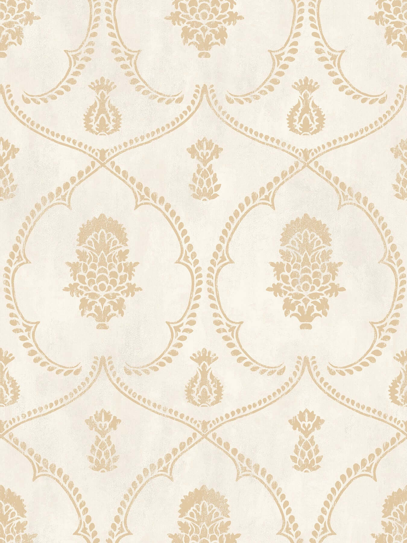 royal-damask-soft-gold-wallpaper-york-wallcoverings-mx9643 - York Wallcoverings Wallpaper