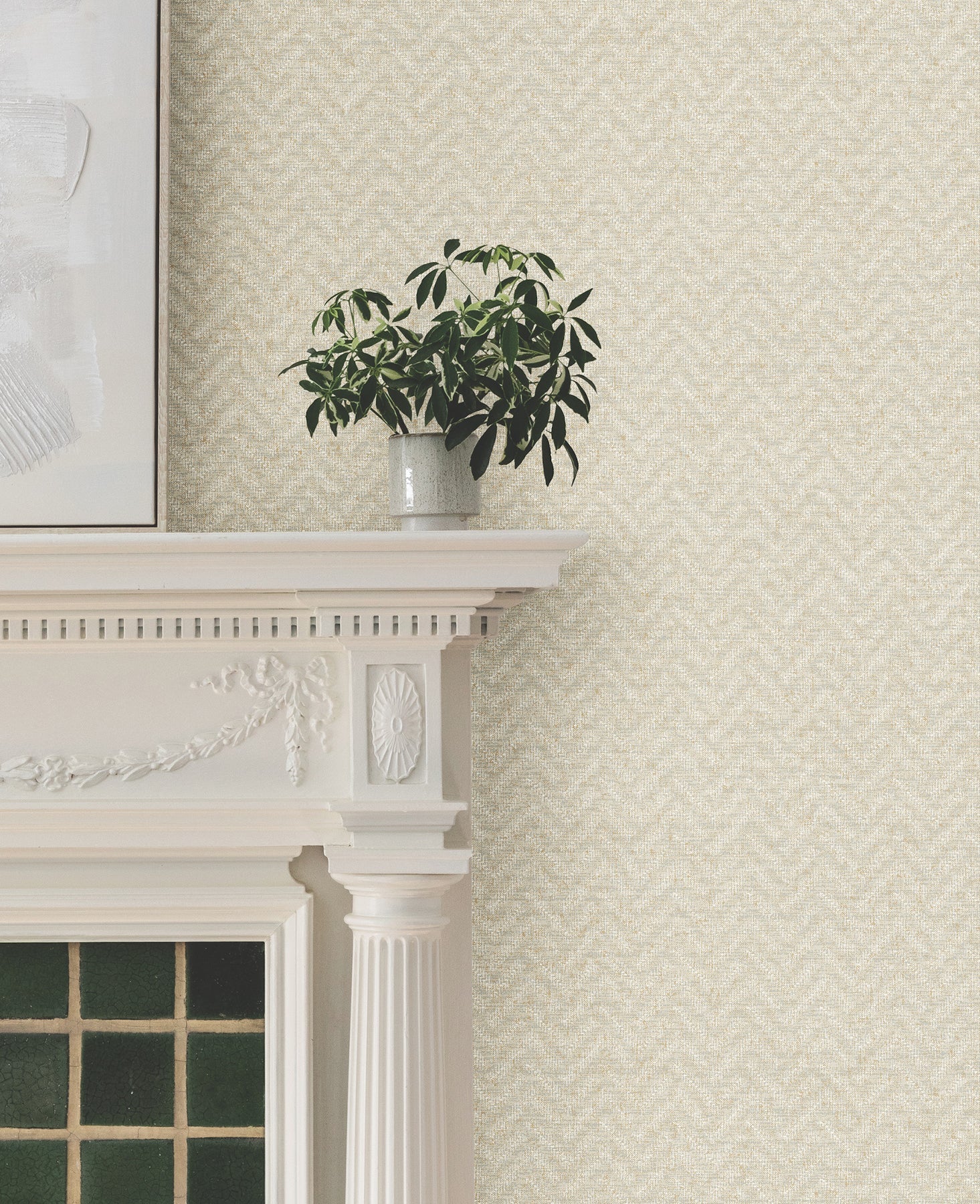 Regent Soft Beige Wallpaper - York Wallcoverings - MX9676 - York Wallcoverings Wallpaper