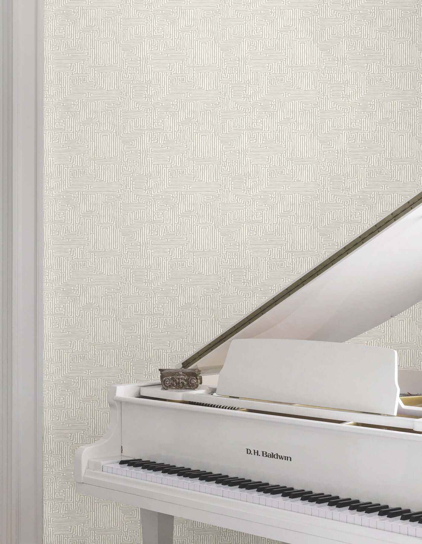 Passages Taupe Wallpaper - York Wallcoverings - MX9685 - York Wallcoverings Wallpaper
