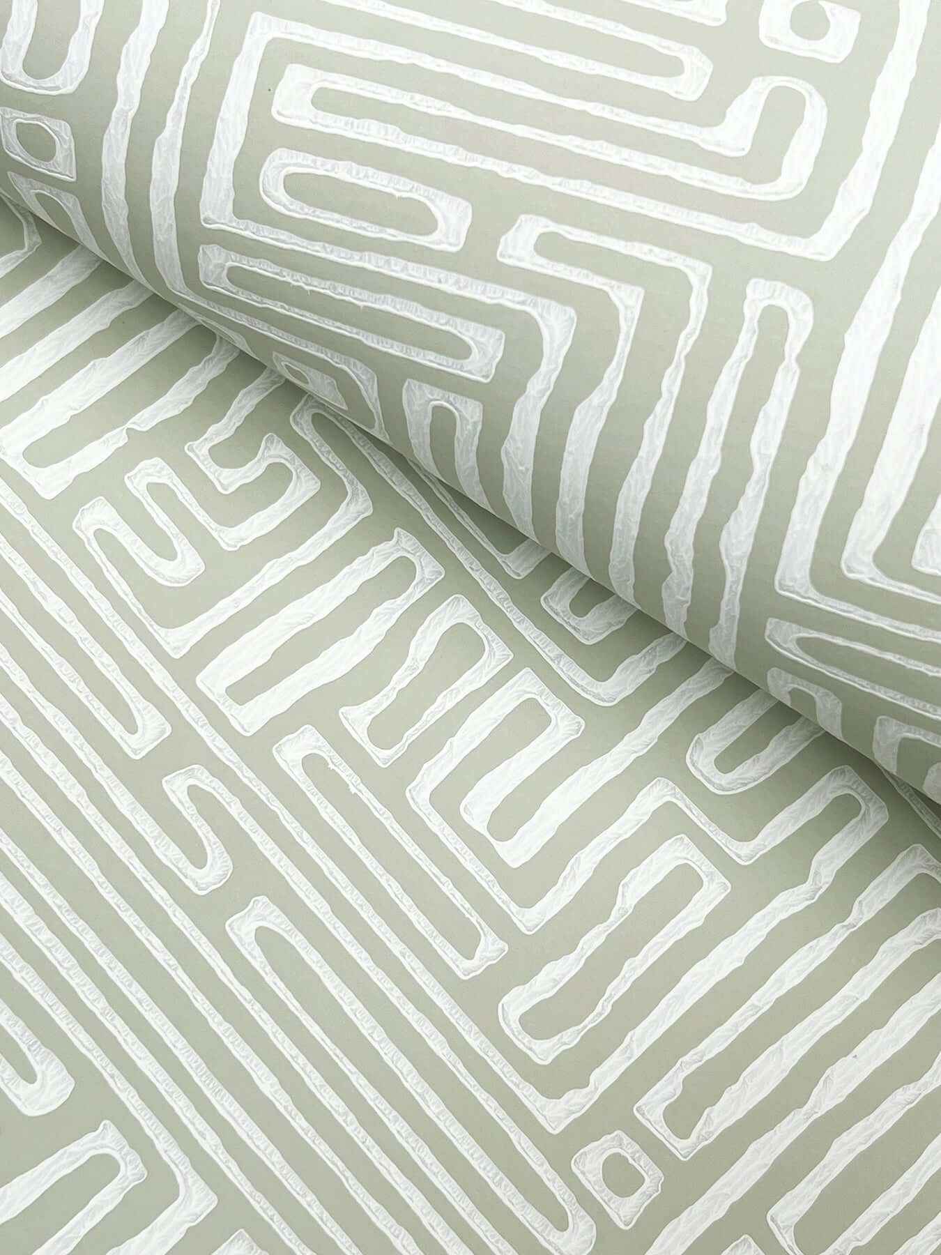 Passages Green Wallpaper - York Wallcoverings - MX9688 - York Wallcoverings Wallpaper