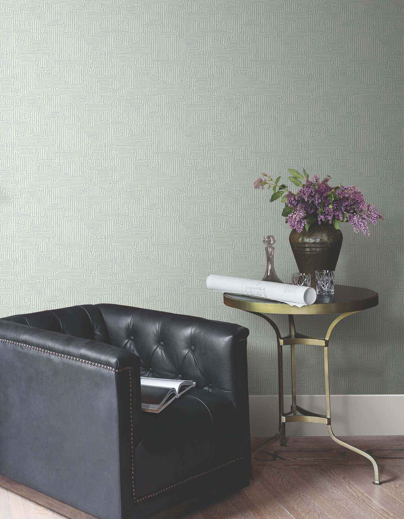 Passages Blue Wallpaper - York Wallcoverings - MX9689 - York Wallcoverings Wallpaper