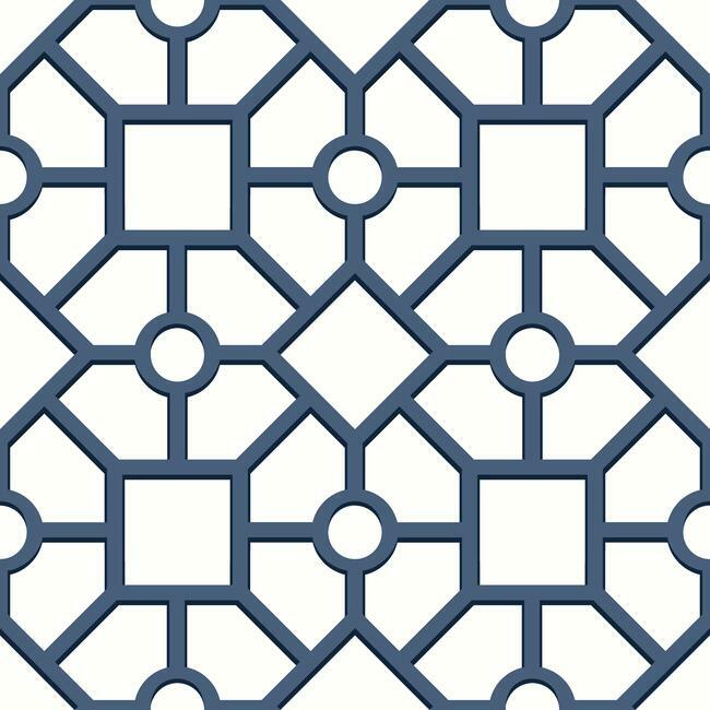 hedgerow-trellis-premium-peel-stick-wallpaper-navy-blue-york-wallcoverings-psw1027rl