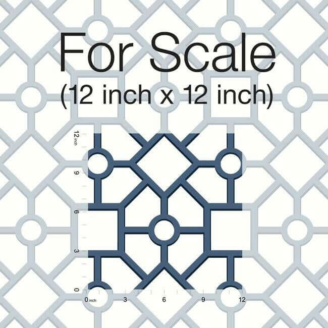 hedgerow-trellis-navy-peel-stick-wallpaper-york-wallcoverings-psw1027rl - York Wallpaper Wallpaper