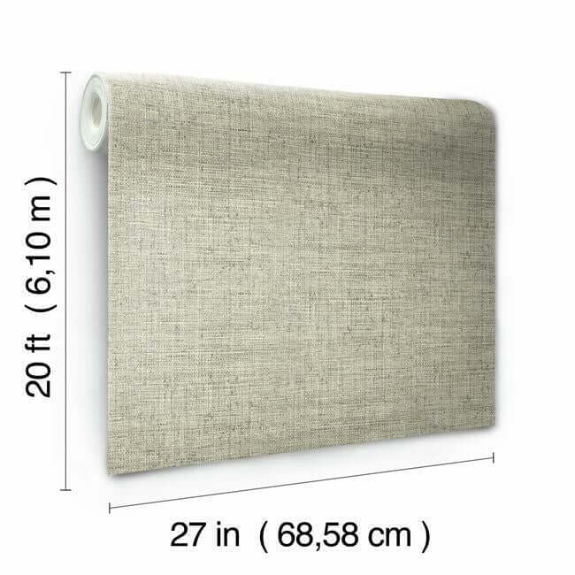 papyrus-weave-neutral-peel-stick-wallpaper-york-wallcoverings-psw1039rl - York Wallpaper Wallpaper