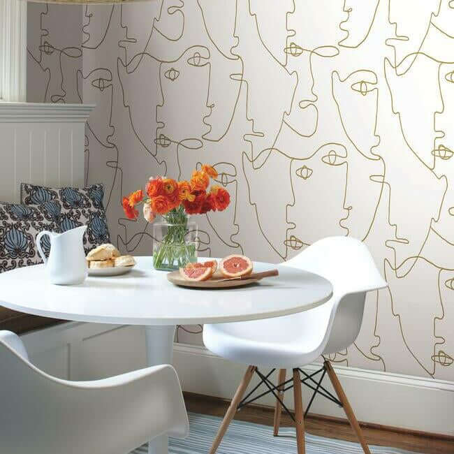 pablo-portraits-gold-metallic-peel-stick-wallpaper-york-wallcoverings-psw1054rl
