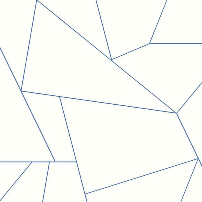 factured-prism-white-blue-peel-stick-wallpaper-york-wallcoverings-psw1234rl - York Wallcoverings Wallpaper