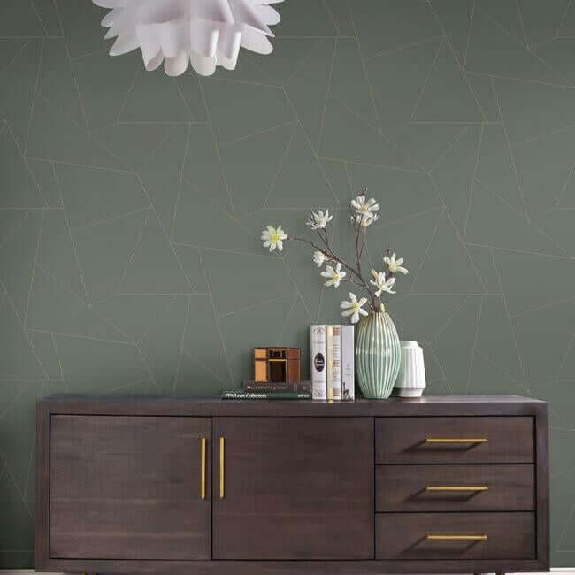 fractured-prism-grey-peel-stick-wallpaper-york-wallcoverings-psw1233rl - York Wallcoverings Wallpaper