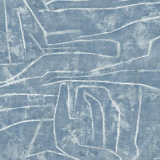 urban-chalk-blue-peel-stick-wallpaper-york-wallcoverings-psw1232rl - York Wallpaper Wallpaper