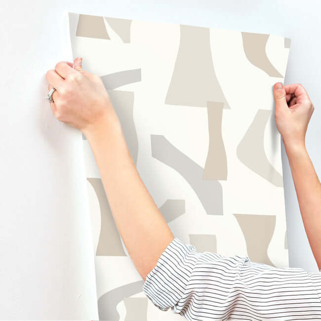 modernist-neutral-peel-stick-wallpaper-york-wallcoverings-psw1056rl - York Wallcoverings Wallpaper
