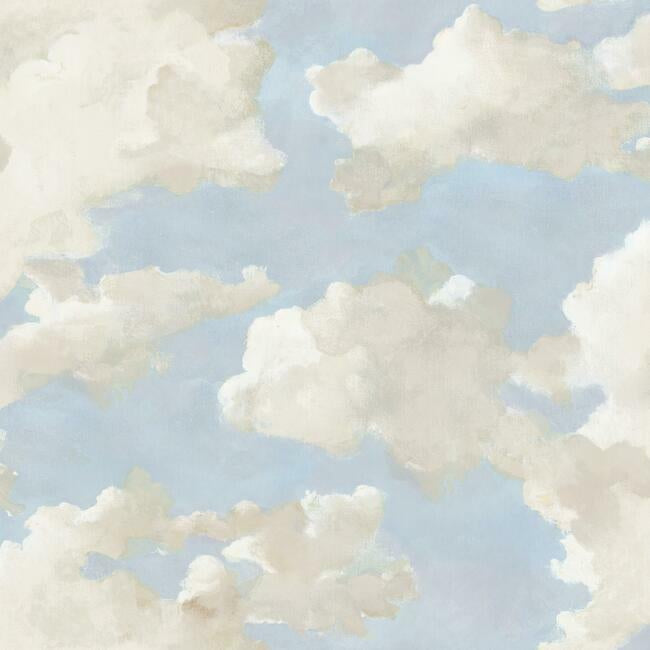 clouds-on-canvas-premium-peel-stick-wallpaper-blue-york-wallcoverings-psw1079rl