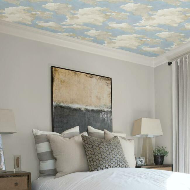 clouds-on-canvas-premium-peel-stick-wallpaper-blue-york-wallcoverings-psw1079rl