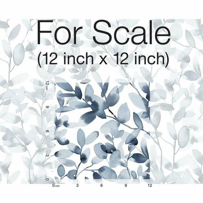 botany-vines-premium-peel-stick-wallpaper-blue-york-wallcoverings-psw1085rl - York Wallcoverings Wallpaper