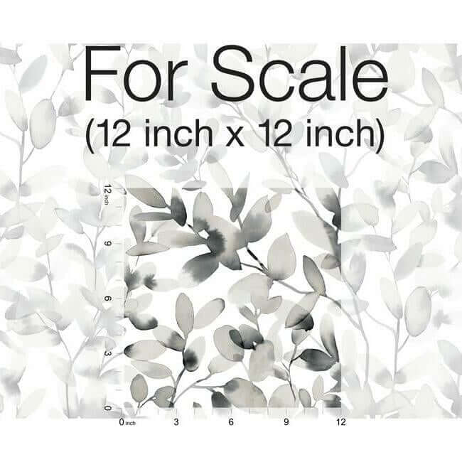 botany-vines-premium-peel-stick-wallpaper-grey-york-wallcoverings-psw1086rl - York Wallcoverings Wallpaper