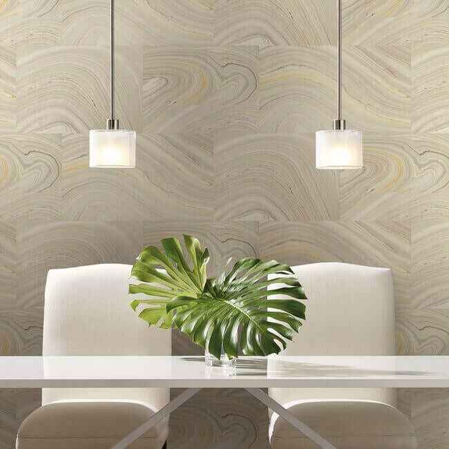 Onyx Grey Peel & Stick Wallpaper - York Wallcoverings - PSW1094RL