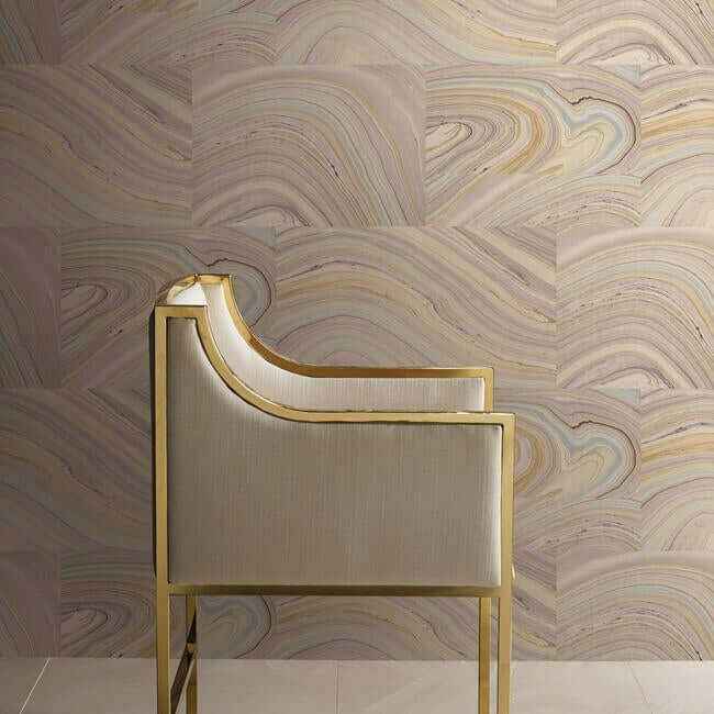 Onyx Purple Peel & Stick Wallpaper - York Wallcoverings - PSW1093RL - York Wallcoverings Wallpaper