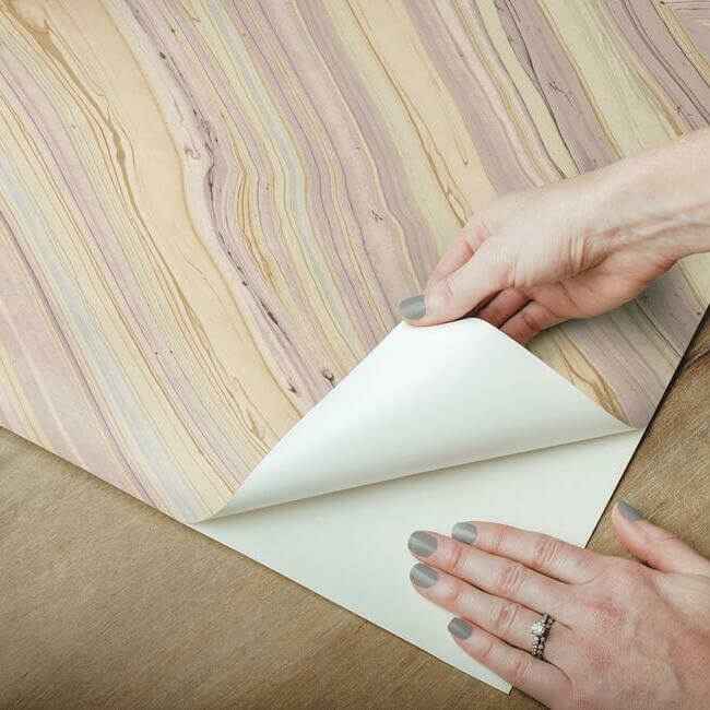 Onyx Purple Peel & Stick Wallpaper - York Wallcoverings - PSW1093RL - York Wallcoverings Wallpaper