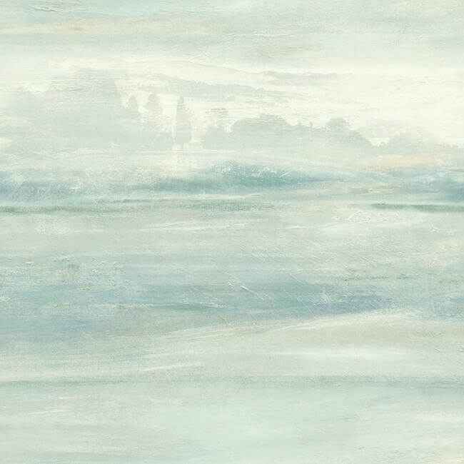 Soothing Mists Scenic Blue Peel & Stick Wallpaper - York Wallcoverings - PSW1099RL - York Wallcoverings Wallpaper