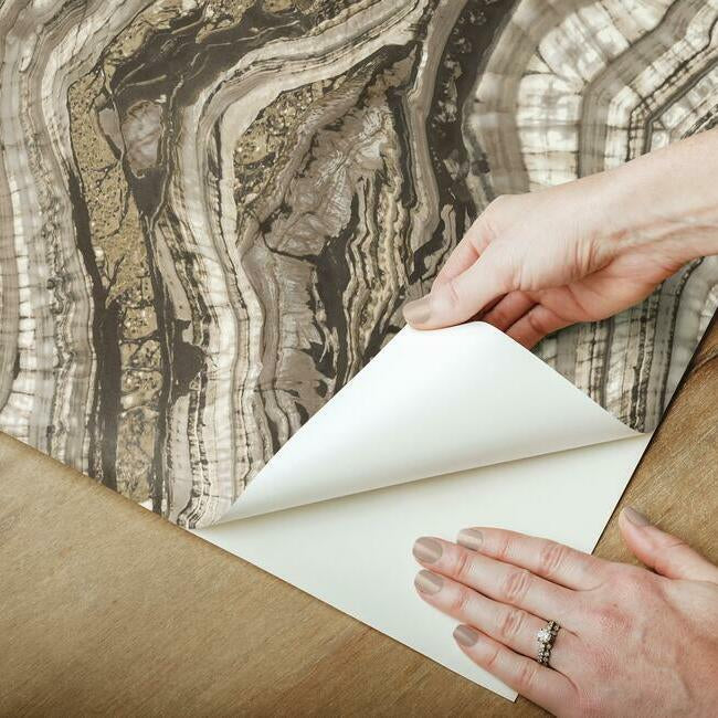 kaleidoscope-premium-peel-stick-wallpaper-charcoal-grey-york-wallcoverings-psw1110rl