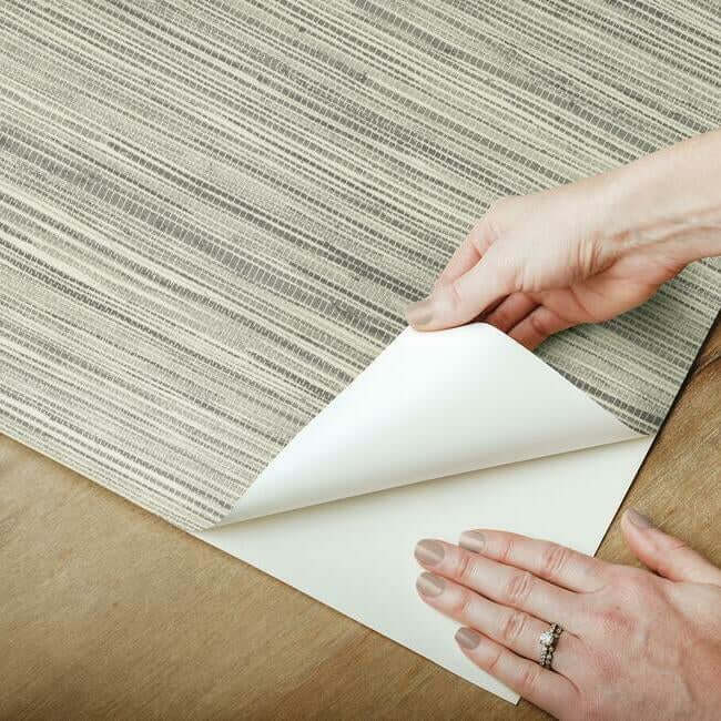 bahiagrass-premium-peel-stick-wallpaper-grey-york-wallcoverings-psw1138rl - York Wallcoverings Wallpaper