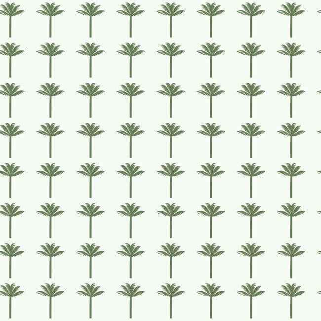 Palm Bay Green Peel & Stick Wallpaper - York Wallcoverings - PSW1150RL - York Wallcoverings Wallpaper