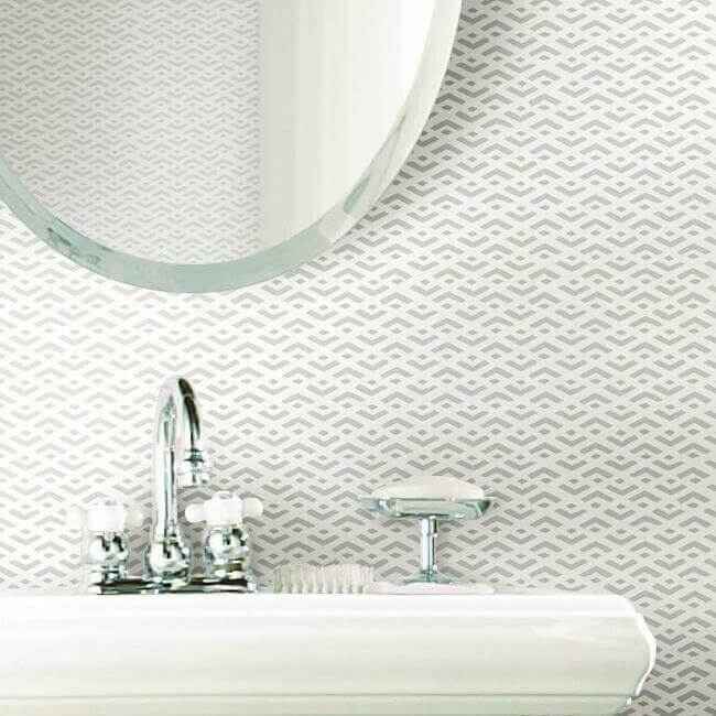 Savannah Grey Peel & Stick Wallpaper - York Wallcoverings - PSW1183RL - York Wallcoverings Wallpaper