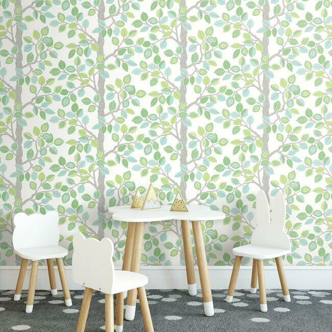 forest-leaves-premium-peel-stick-wallpaper-greens-york-wallcoverings-psw1209rl