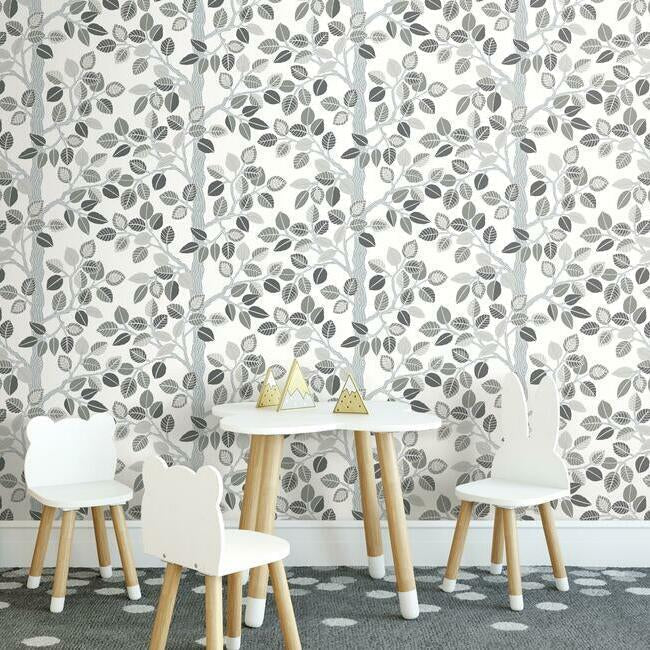 forest-leaves-premium-peel-stick-wallpaper-neutrals-york-wallcoverings-psw1210rl