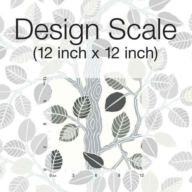 Forest Leaves Neutral Peel & Stick Wallpaper - York Wallcoverings - PSW1210RL - York Wallcoverings Wallpaper