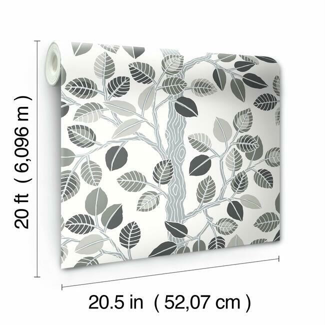 forest-leaves-premium-peel-stick-wallpaper-neutrals-york-wallcoverings-psw1210rl