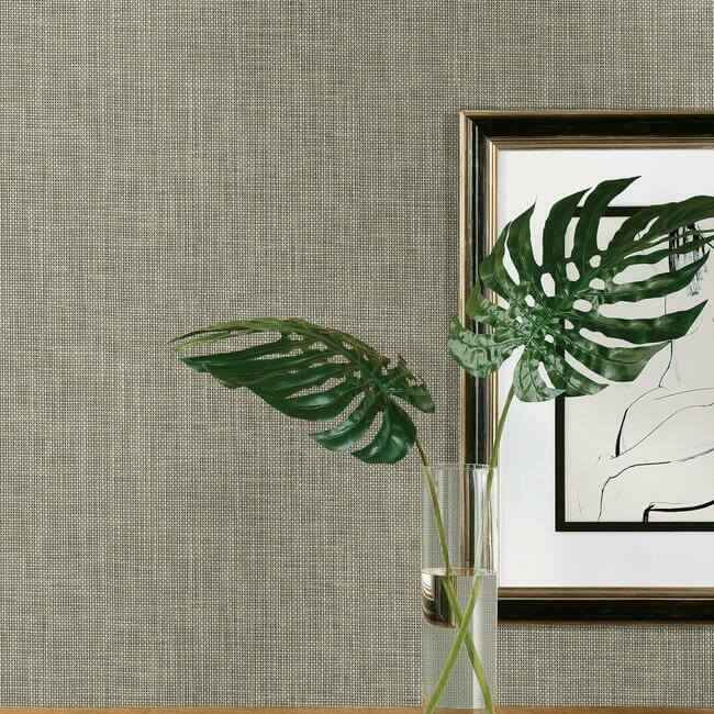 Reed Basket Brown Peel & Stick Wallpaper - York Wallcoverings - PSW1282RL - York Wallcoverings Wallpaper