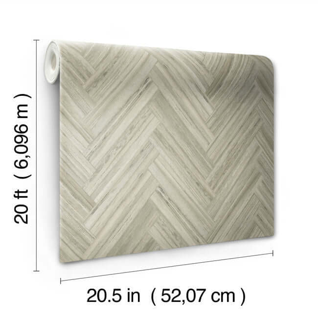 hermosa-herringbone-brown-peel-stick-wallpaper-york-wallcoverings-psw1286rl - York Wallpaper Wallpaper