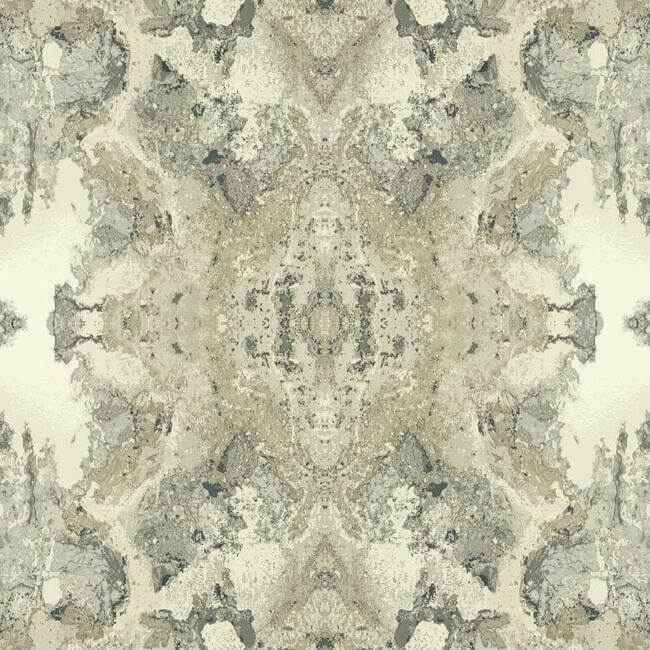 Inner Beauty Grey Peel & Stick Wallpaper - York Wallcoverings - PSW1092RL