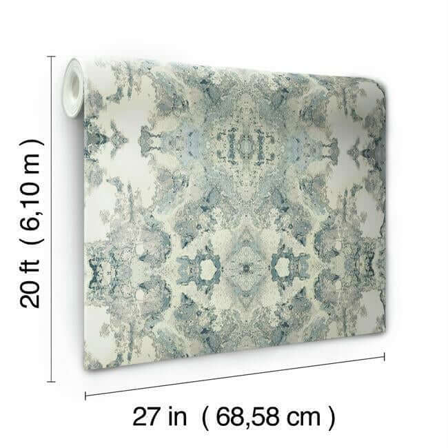 inner-beauty-premium-peel-stick-wallpaper-mist-york-wallcoverings-psw1090rl - York Wallcoverings Wallpaper