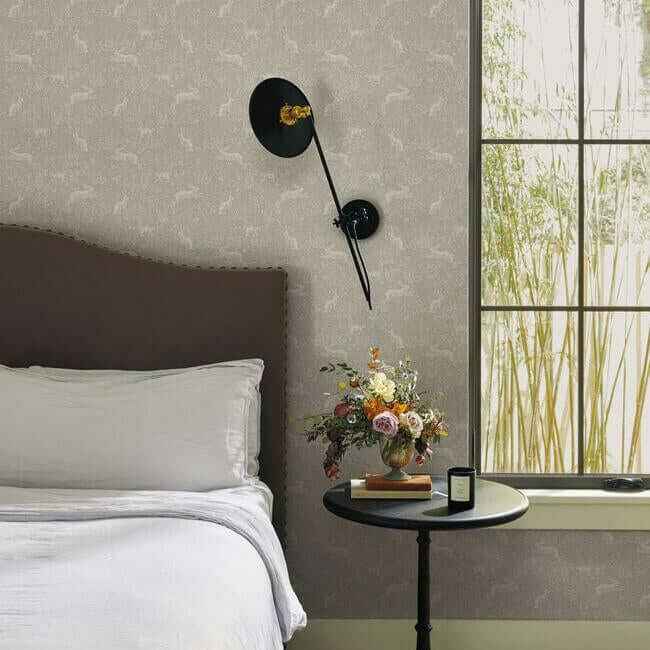 Fable Linen Wallpaper - York Wallcoverings - RI5102 - York Wallcoverings Wallpaper