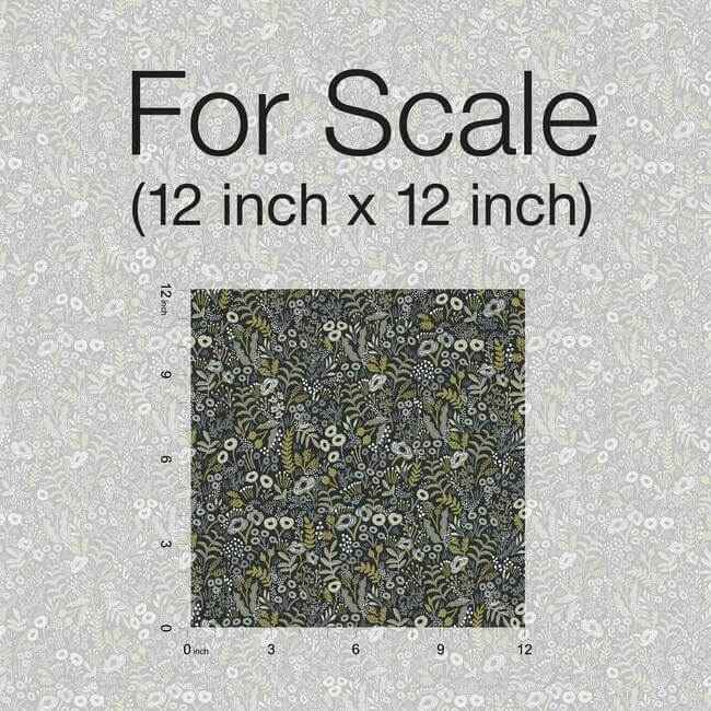 Tapestry Black & Beige Wallpaper - York Wallcoverings - RI5125 - York Wallcoverings Wallpaper