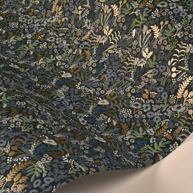 tapestry-wallpaper-indigo-york-wallcoverings-ri5126 - York Wallcoverings Wallpaper