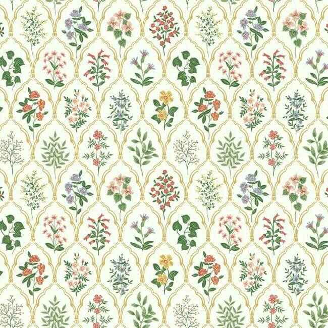 Hawthorne Cream Wallpaper - York Wallcoverings - RI5130 - York Wallcoverings Wallpaper